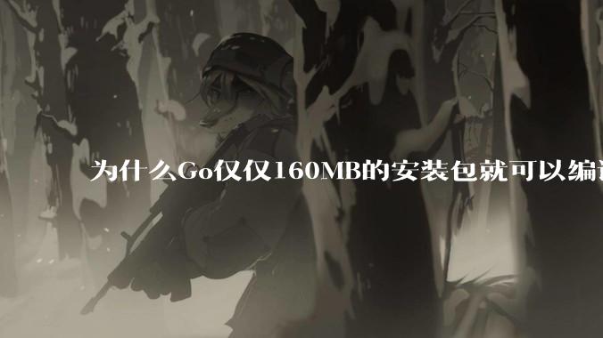 为什么Go仅仅160MB的安装包就可以编译程序，而Rust却还需要几个GB的VC++才能编译？