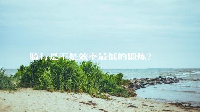 骑行是不是效率最低的锻炼？